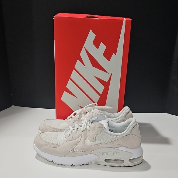 Nike Shoes - Nike Air Max Excee Cream and White Sneakers Platinium Sz 10